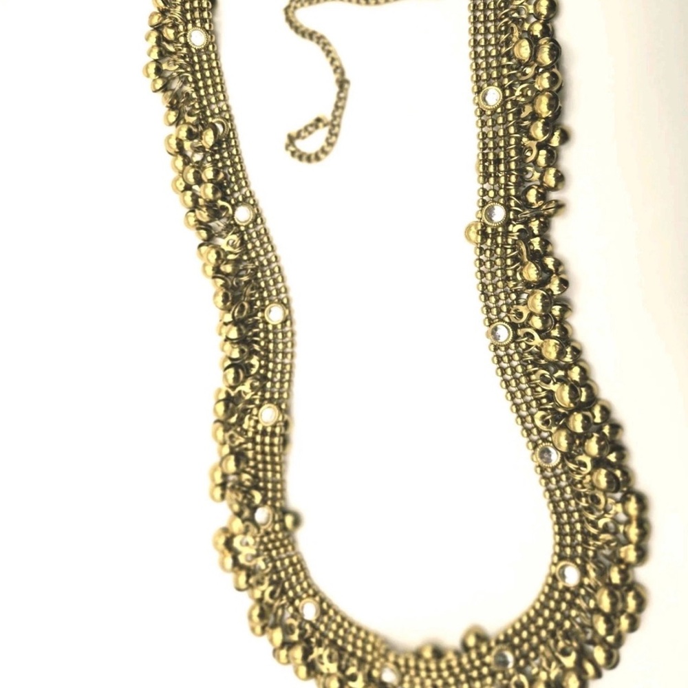 Chic Gold Beaded Necklace